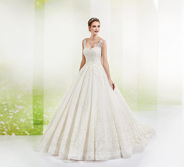 Fransız Güpür A Kesim Gelinlik